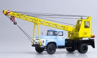Коллекционная масштабная модель 1:43 Автокран АК-75В  на базе ЗИЛ-130 двухцветый (SSM)