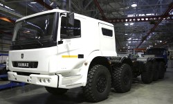 Коллекционная масштабная модель 1:43 Шасси 10х10 КамАЗ-7360 (KamAZ К5340) (Мастерская)