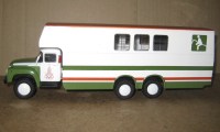 Коллекционная масштабная модель 1:43 КАвЗ-5982, перевозка лошадей с журналом (De Agostini)