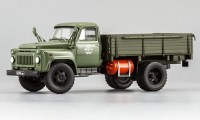 Коллекционная масштабная модель 1:43 Грузовой газобаллонный автомобиль 52-07 хаки (DiP Models
