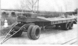 Коллекционная масштабная модель 1:43 Полуприцеп МАЗ-5203 хаки (Мастерская)