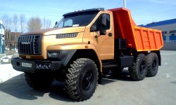 Коллекционная масштабная модель 1:43 Самосвал Урал Next 5557 (Мастерская)