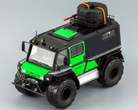 Коллекционная масштабная модель 1:43 Петрович 204-50 4х4 черный, зеленый (DiP Models)