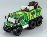 Коллекционная масштабная модель 1:43 Петрович 354-60 6х6 2014 зеленый камуфляж (DiP Models)