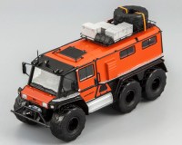 Коллекционная масштабная модель 1:43 Петрович 354-60 6х6 2014 красный (DiP Models)