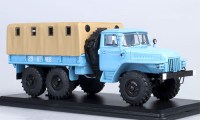 Коллекционная масштабная модель 1:43 Грузовой автомобиль 375Д тент, голубой (Start Scale Models