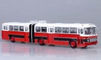 Коллекционная масштабная модель 1:43 Автобус Икарус 180 черно-красный (Советский Автобус)