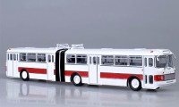 Коллекционная масштабная модель 1:43 Автобус Икарус 180 бело-красный (Советский Автобус)