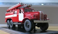 Коллекционная масштабная модель 1:43 Пожарный автомобиль ПМЗ-27А (157К) без надписей (SSM)