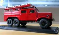 Коллекционная масштабная модель 1:43 Пожарный автомобиль ПМЗ-27А (157К) без полос (SSM)