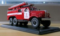 Коллекционная масштабная модель 1:43 Пожарный автомобиль ПМЗ-27А (157К) Томск, ПЧ-7 (SSM)