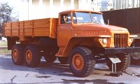 Кузов деревянный, оранжев 1:43 для модели Урал-375Н, -377, -43202 (Клен)