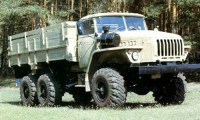Кузов деревянный, серый 1:43 для модели Урал-375Н, -377, -43202 (Клен)