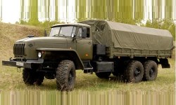 Комплект для сборки: новая бортовая платформа односторонняя 1:43 Урал-4320, база 4555 (Клен)