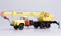 Коллекционная масштабная модель 1:43 Автокран КС3575А  на базе ЗИЛ-133ГЯ Аварийная служба (SSM)