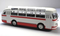 Коллекционная масштабная модель 1:43 Автобус ЛАЗ 695Е бело-красный (ClassicBus)