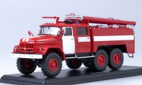 Коллекционная масштабная модель 1:43 Пожарный автомобиль АЦ-40 (131)  без надписи (SSM)