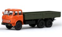 Коллекционная масштабная модель 1:43 Грузовой автомобиль МАЗ-514 оранж, зеленый (Наш Автопром)
