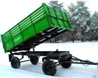 Коллекционная масштабная модель 1:43 Прицеп тракторный самосвальный 2-ПТС-4-887Б (Клен)