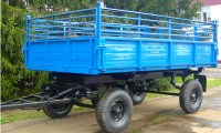 Коллекционная масштабная модель 1:43 Прицеп тракторный самосвальный 2-ПТС-4-887Б (Клен)