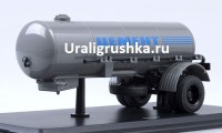 Коллекционная масштабная модель 1:43 Одноосный полуприцеп ТЦ-4, "Цемент", серый, Start Scale Models (SSM)
