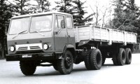 Коллекционная масштабная модель 1:43 Полуприцеп КАЗ-717 серый (Клен)