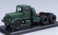 Коллекционная масштабная модель 1:43 Седельный тягач ЯАЗ-210Д темно-зеленый (Start Scale Models)