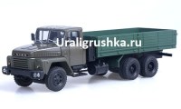 Коллекционная масштабная модель 1:43 Грузовой автомобиль КрАЗ-250 1977-89 хаки, зеленый (НАП)