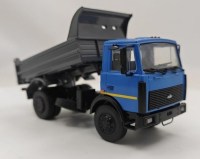 Масштабная модель 1:43 Советский двухосный самосвал МАЗ-5551 с журналом №126 (Легендарные грузовики СССР)