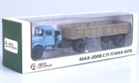 Коллекционная масштабная модель 1:43 МАЗ-200В с полуприцепом МАЗ-5215 (АИСТ)