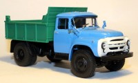 Коллекционная масштабная модель 1:43 Самосвал ЗиЛ-ММЗ-4502 голубой (Ultra Models)