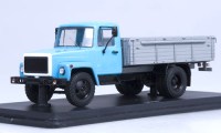 Коллекционная масштабная модель 1:43 грузовой автомобиль 3307 голубой, серый (SSM)