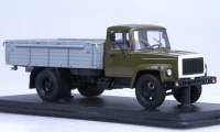 Коллекционная масштабная модель 1:43 грузовой автомобиль 3307 хаки, серый (SSM)