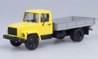 Коллекционная масштабная модель 1:43 грузовой автомобиль 33073 желтый (АИСТ)