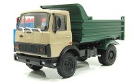 Коллекционная масштабная модель 1:43 Грузовой автомобиль МАЗ-555102 1993 бежево-зеленый (НАП)