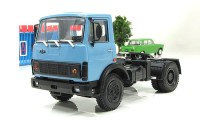 Коллекционная масштабная модель 1:43 Седельный тягач МАЗ-5433 1987-93 голубой (НАП)