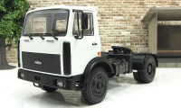 Коллекционная масштабная модель 1:43 Седельный тягач МАЗ-5433 поздний серый (НАП)
