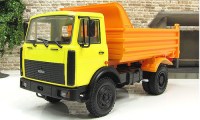 Коллекционная масштабная модель 1:43 Грузовой автомобиль МАЗ-555102 желт, оранж (НАП)