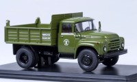 Коллекционная масштабная модель 1:43 Самосвал ЗиЛ-ММЗ-4502 хаки (SSM)