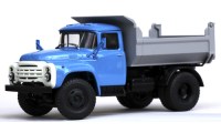 Коллекционная масштабная модель 1:43 Самосвал ЗиЛ-ММЗ-4502 поздний, голубой (Ultra Models)