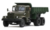 Коллекционная масштабная модель 1:43 Самосвал КрАЗ-256Б 1969-77  хаки (НАП)
