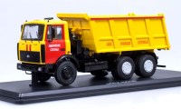 Коллекционная масштабная модель 1:43 Грузовой автомобиль МАЗ-5516 Аварийный (SSM)