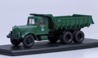 Коллекционная масштабная модель 1:43 Самосвал ЯАЗ-210Е зеленый (SSM)