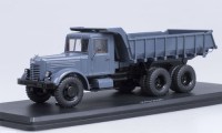 Коллекционная масштабная модель 1:43 Самосвал ЯАЗ-210Е серый (SSM)