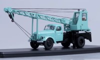 Коллекционная масштабная модель 1:43 Автокран АК-75  на базе ЗИЛ-164 выставочный (SSM)