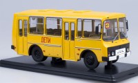 Коллекционная масштабная модель 1:43 Автобус ПАЗ-32051 Дети (SSM)