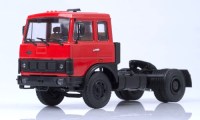 Коллекционная масштабная модель 1:43 Седельный тягач МАЗ-5432 ранний, красный (Автоистория)