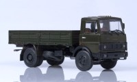 Коллекционная масштабная модель 1:43 Грузовой автомобиль МАЗ-5337 ранний, хаки (Автоистория)