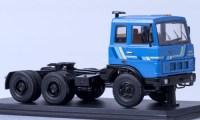 Коллекционная масштабная модель 1:43 Седельный тягач МАЗ-6422 ранний, синий (SSM)