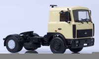 Коллекционная масштабная модель 1:43 Седельный тягач МАЗ-5432 поздний, бежевый (Автоистория)